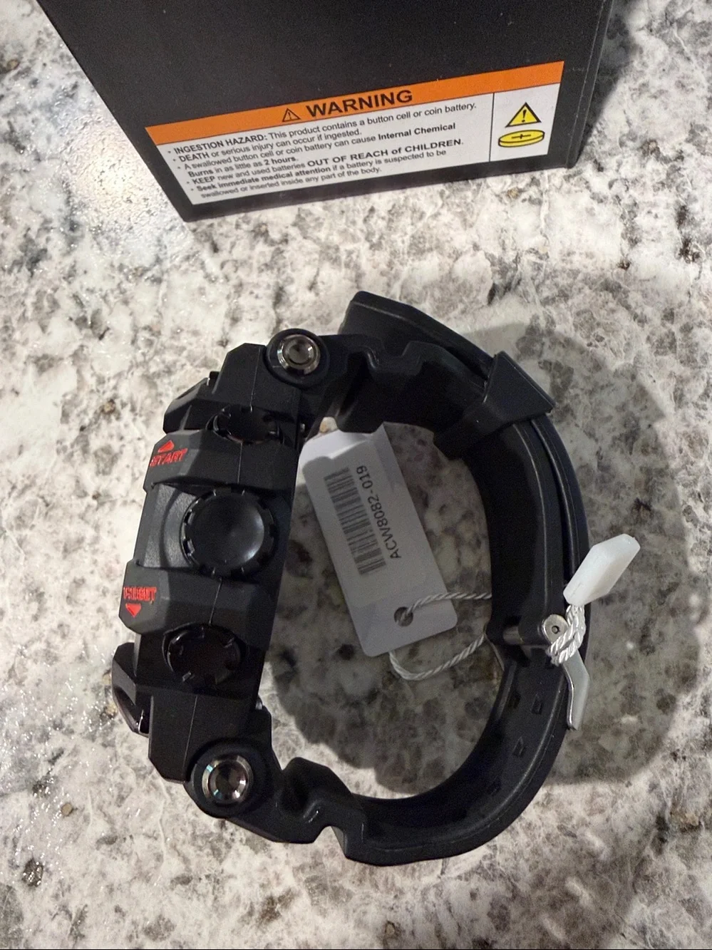 Activa Summit X Invicta Unisex Digital Watch - 50mm. Black Red (ACW8082-019)